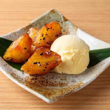 大学芋 バニラアイス添え