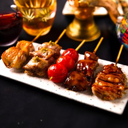 炭火焼き鳥で味わう旨味