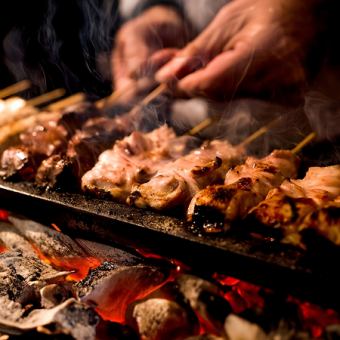【2時間飲み放題付き！】朝〆鶏のやきとり付き鳥ごころの『お試し10品コース』《3,000円》