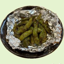 枝豆の醤油焼き