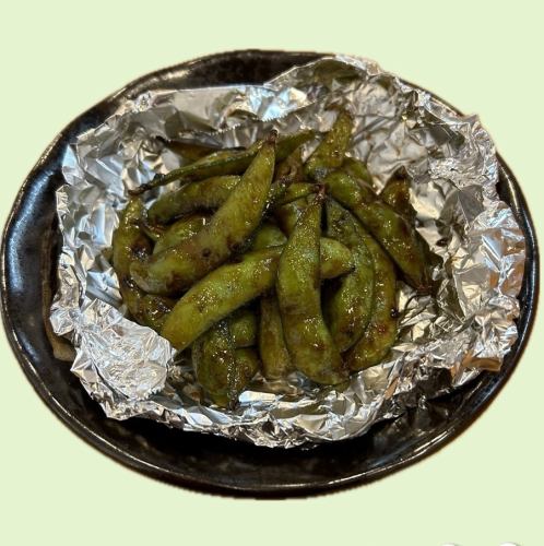 枝豆の醤油焼き