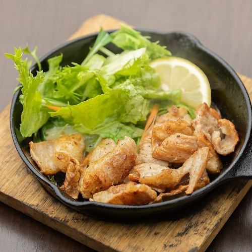 国産トロてっちゃんの鉄板焼き