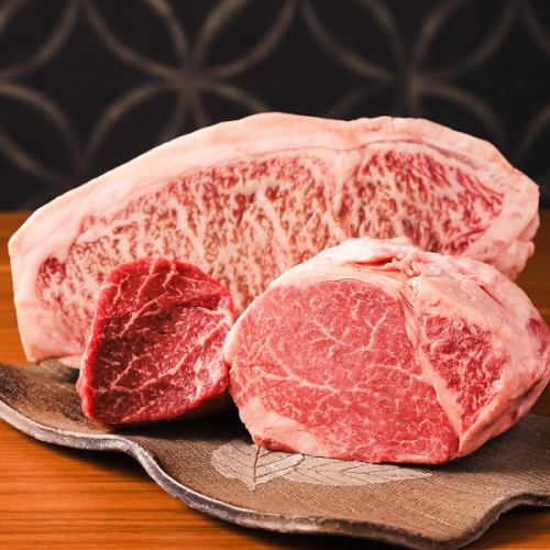 厳選A5黒毛和牛を堪能