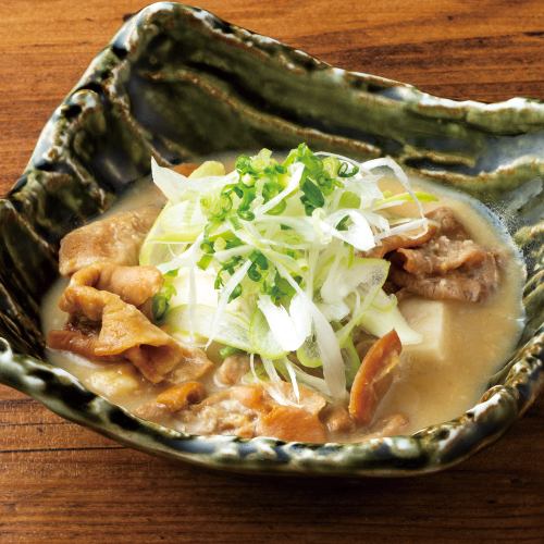 自家製もつ煮込み
