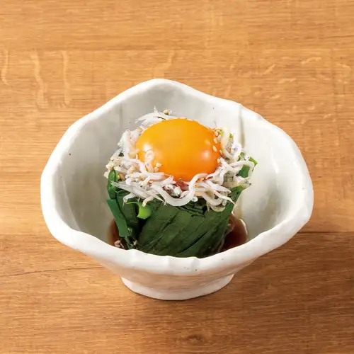 银鱼配鸡蛋和韭菜，玉湖风味