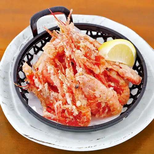 来自日本海的油炸南方虾