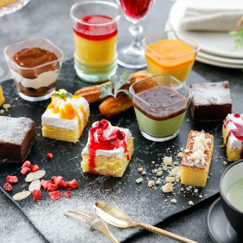 【スイーツ食べ放題!】大好評のスイーツ食べ放題♪フェア限定のスイーツも多数ご用意◎
