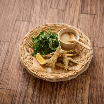 米粉のわかさぎフリット