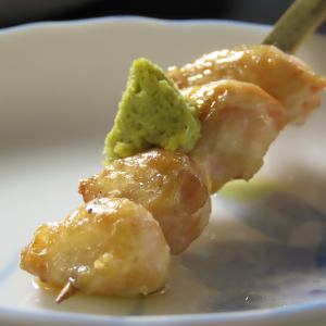 Oku-Mikawa chicken thigh (salted and wasabi)