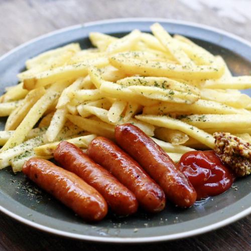 トリュフ塩とチョリソーの盛り合わせ