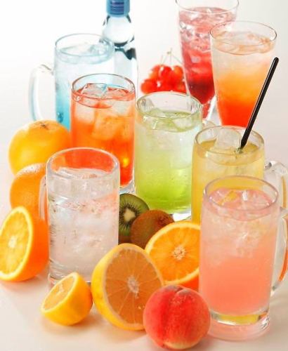 We have more than 100 kinds of various drinks!