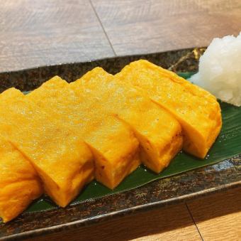 Handmade sweet potato mochi/Dashi-maki egg