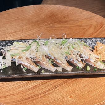 Gari mackerel with plenty of seasonings