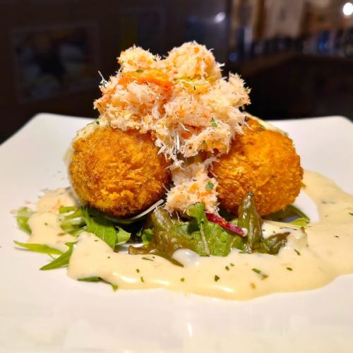 Rich crab cream croquette