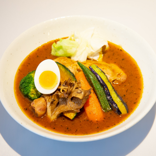 Shiretoko chicken vegetable soup curry Hokkaido