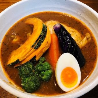 Shiretoko Dori Vegetable Soup Curry