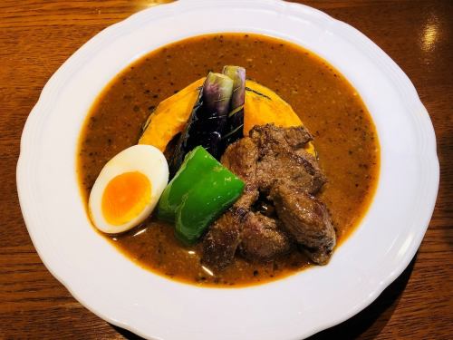 Spicy mutton soup curry