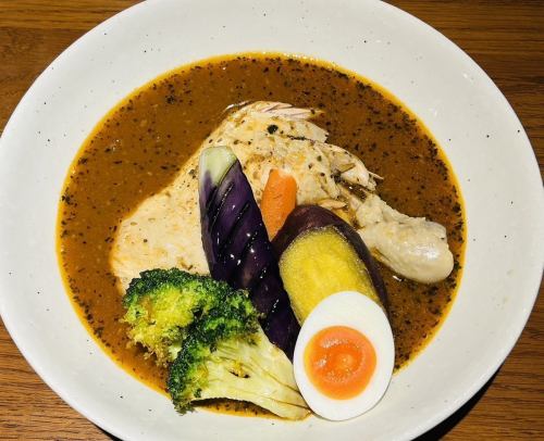 Shiretoko chicken and vegetable soup curry