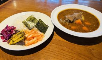 マトンとアチャールのスープカレー