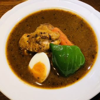 タンドリーチキンのスープカレー