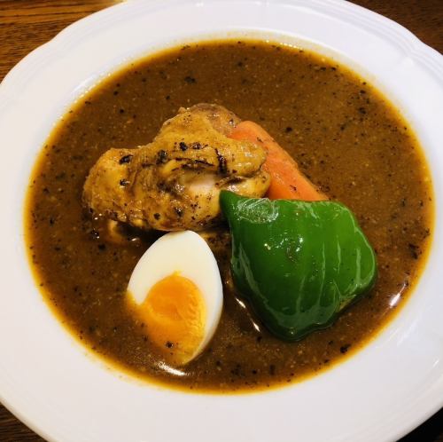 タンドリーチキンのスープカレー