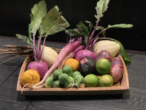 旬のお野菜を！