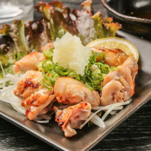 地鶏ももおろしポン酢