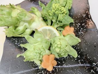 旬のお野菜の天婦羅