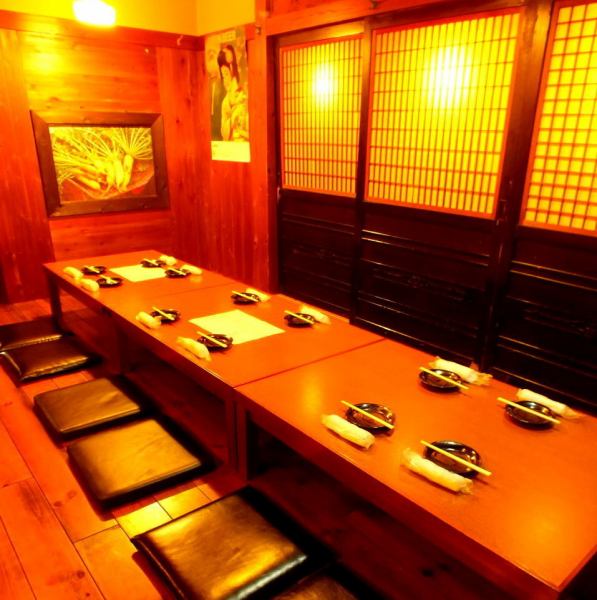 広々と寛げる座敷空間は最大20名様までOK！宴会もお任せ下さい！※当店では未成年のお客様のご入店をお断りさせていただいております。