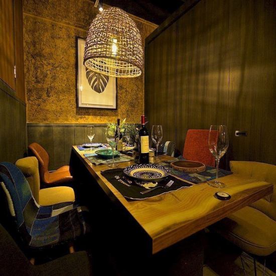 We have many designer private rooms available!