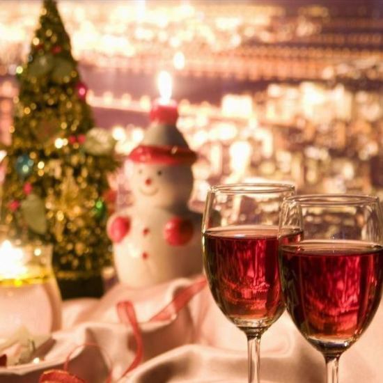 クリスマスデートにシェフ特製肉料理のコースをご用意