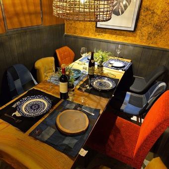Private room with outstanding atmosphere with stylish interior and lighting ♪ Various banquets, birthday parties, girls' associations, joint party etc are very popular!