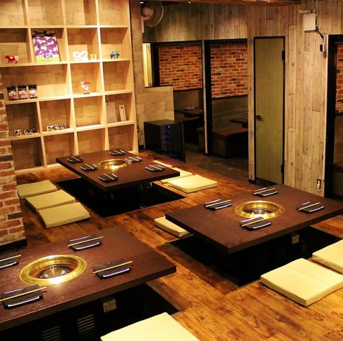 Also for dates ◎ The stylish interior that you can't think of as a yakiniku restaurant.