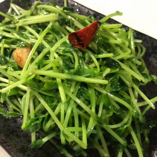 Stir-fried bean seedlings