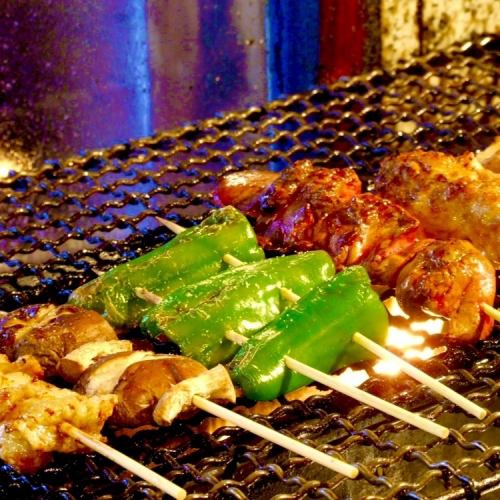 A famous skewer with many fans