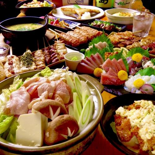 [Banquets welcome♪] We have a course with all of Zanku's popular menus!