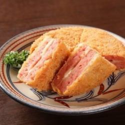 な美らのチーズスハムカツ