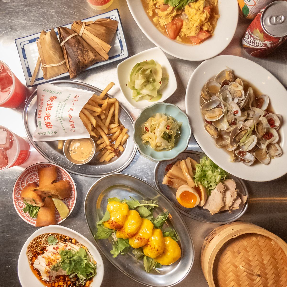 非常適合悠閒用餐☆ 品種豐富的酒精飲料讓您度過一個愉快的夜晚