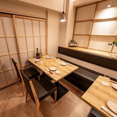 和の趣漂う空間で、ゆったりとした美食時間をお過ごしください