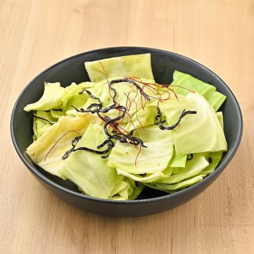 塩昆布キャベツ