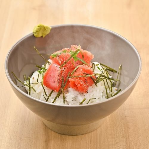 炙り明太子と大葉の出汁茶漬け
