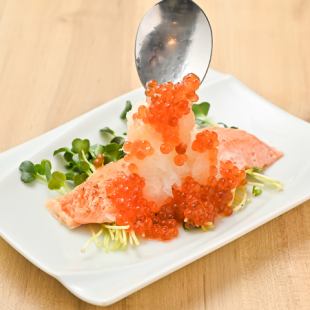 銀鮭のいくらおろし