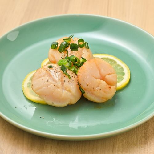 ホタテの醤油バター焼き