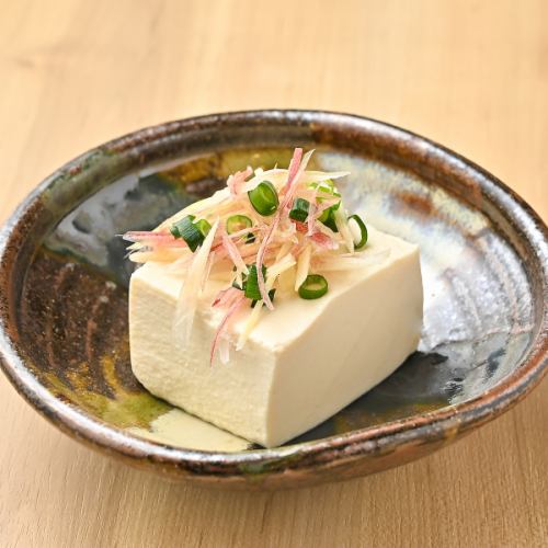 薬味まみれの冷奴