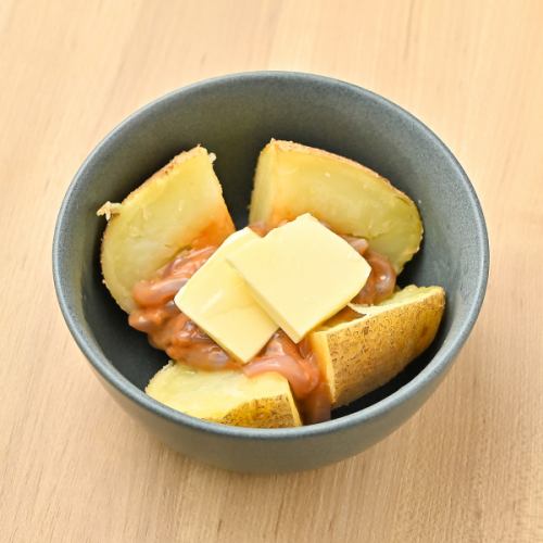 塩辛ジャガバター