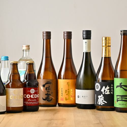 全国の銘酒を厳選！料理と合う日本酒