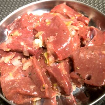 Fresh liver (salt) <beef liver>