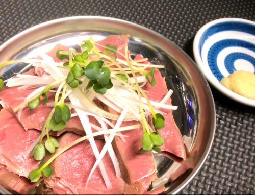 [Low temperature cooking] Beef heart sashimi