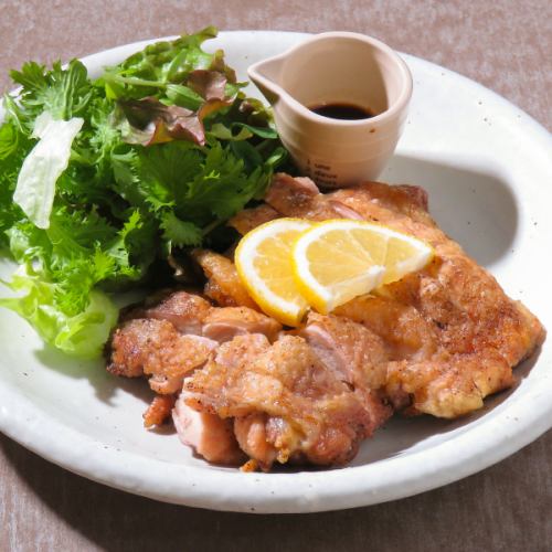 チキンのグリル　にんにく醤油