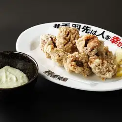 炸鸡胗配芥末蛋黄酱